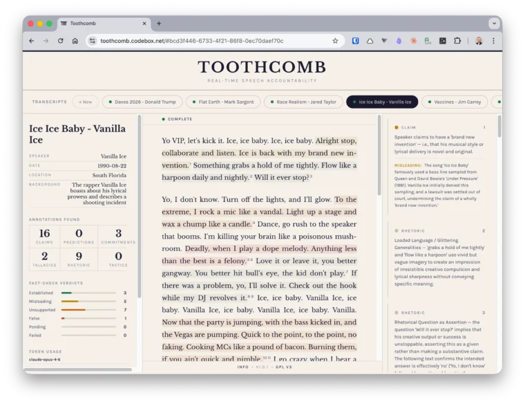 Toothcomb